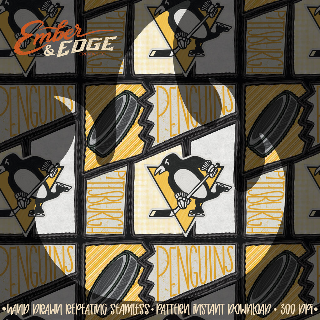 Hockey embroidered