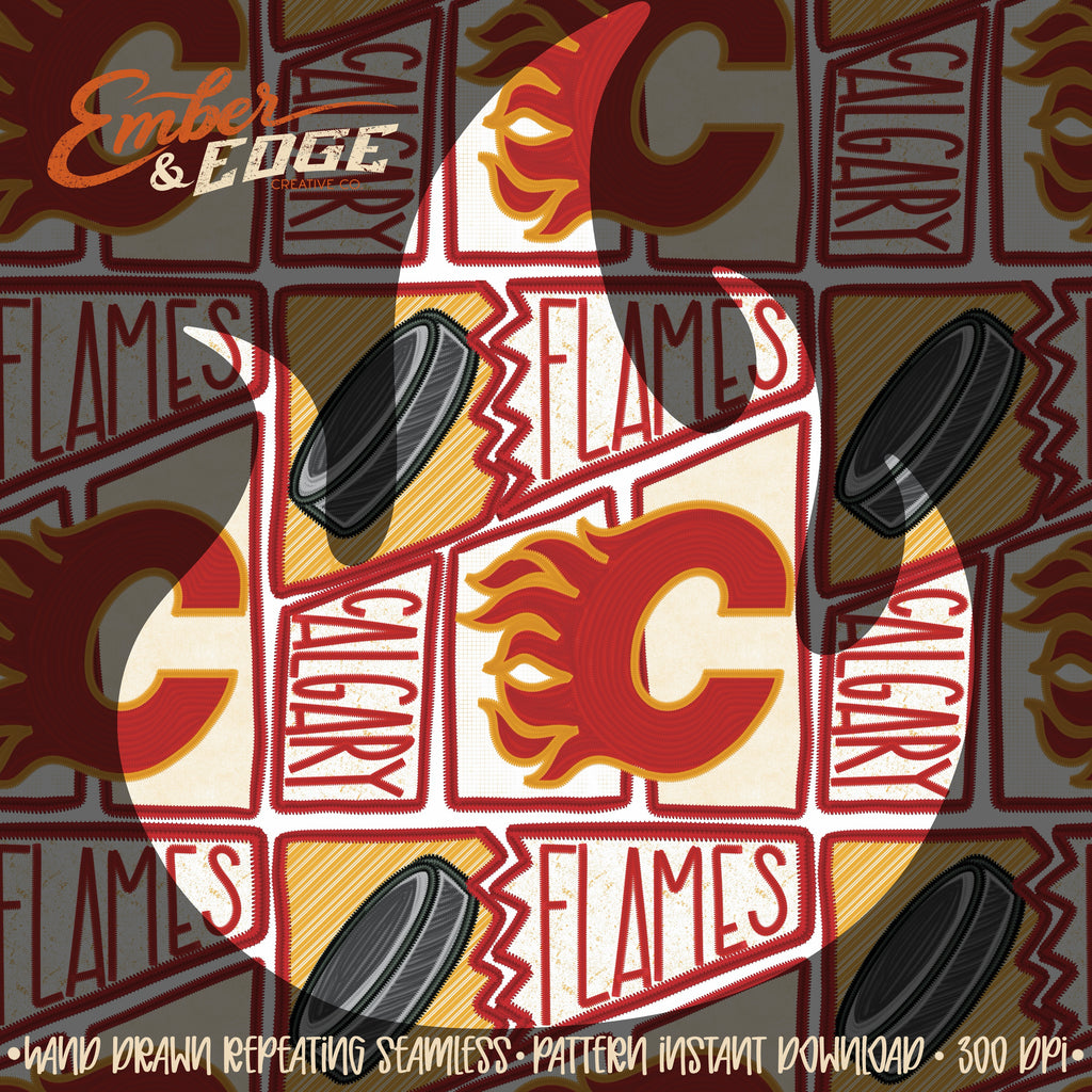 Hockey embroidered