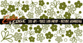 Green vintage Glass Can Wrap