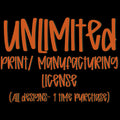 Unlimited Print & Manufacturing License (All Designs, One-Time Purchase)
