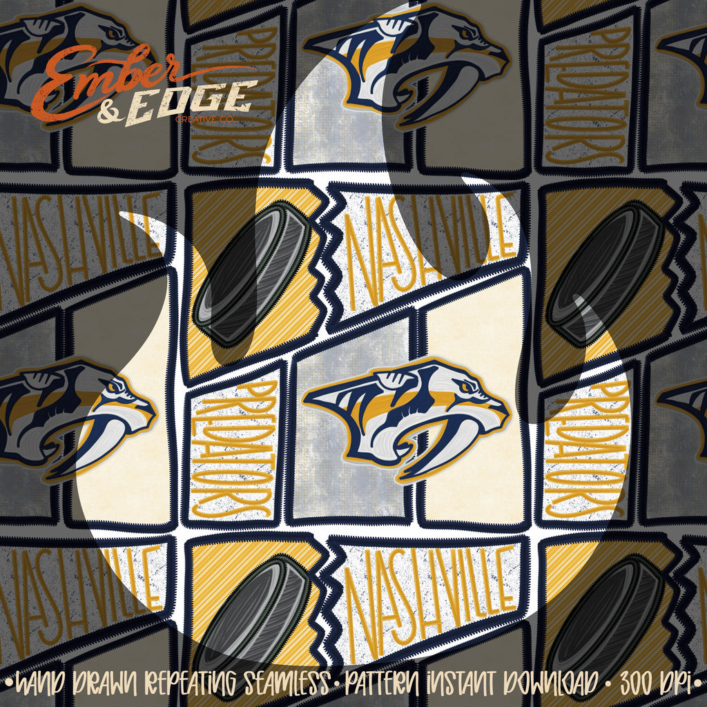 Hockey embroidered