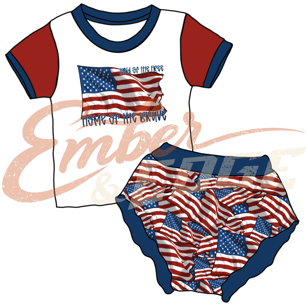 American Flag seamless